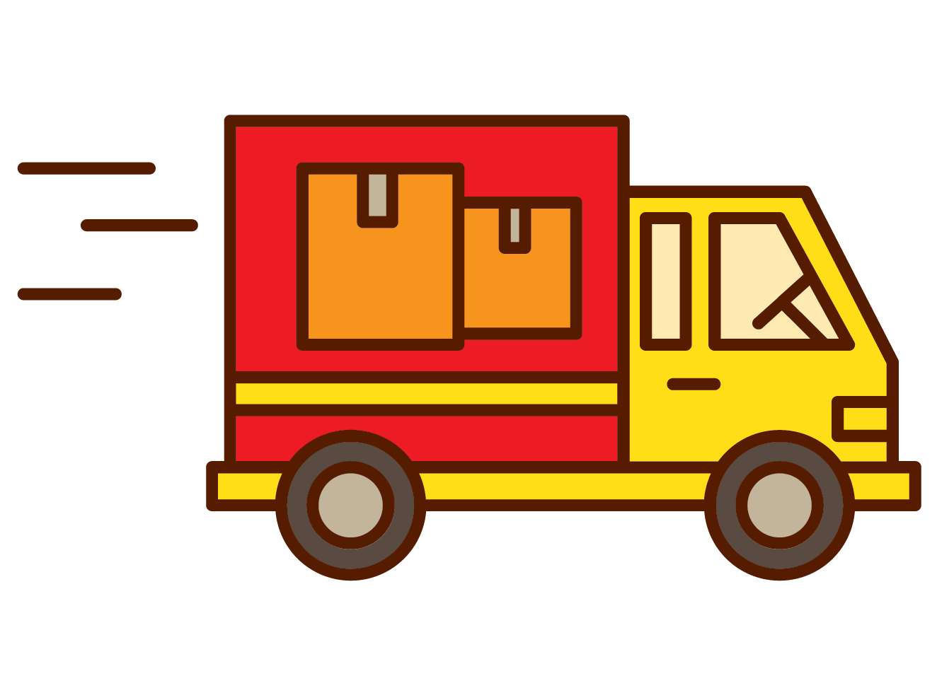 Delivery truck